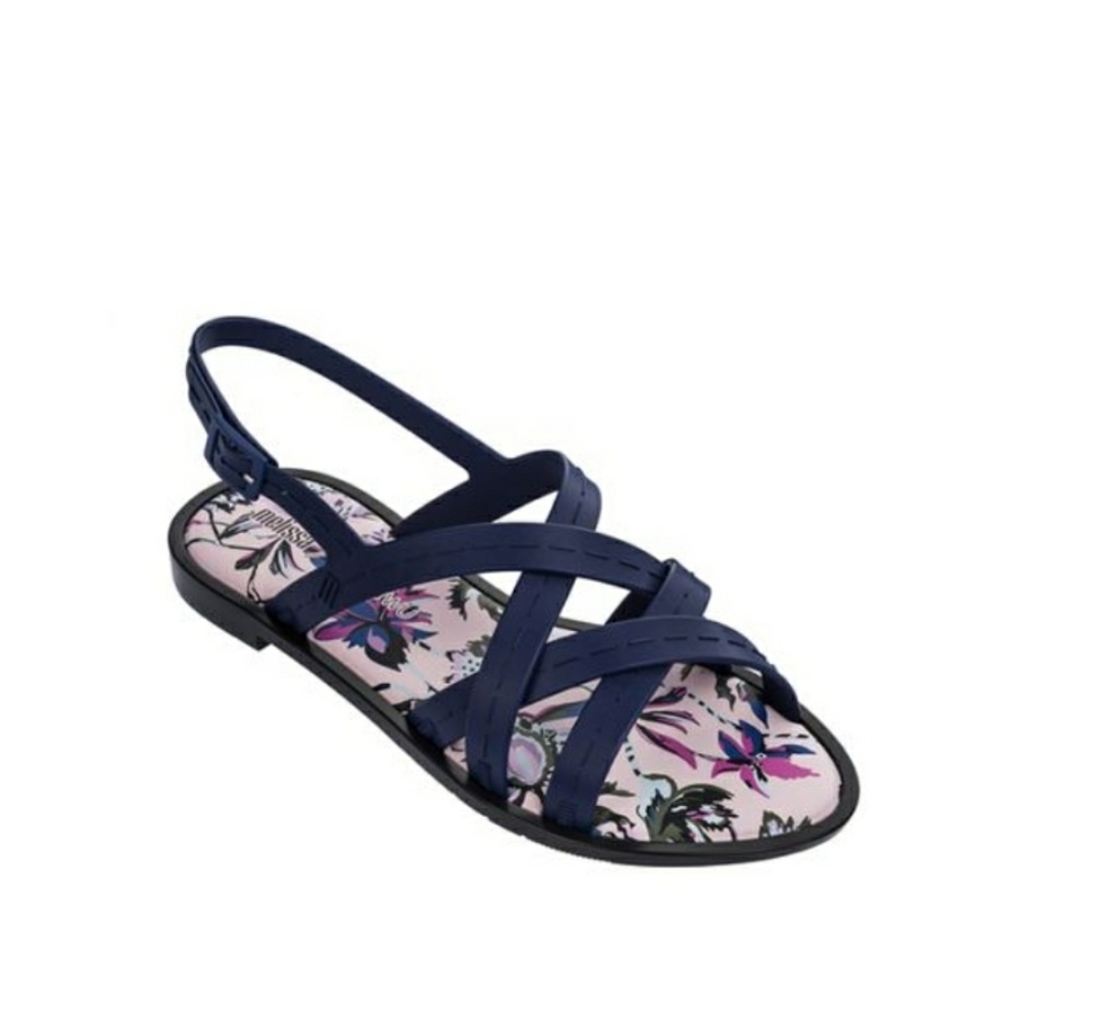 melissa × Jason Wu Strapy Jelly Flat Buckle Sandals